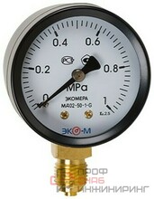 Манометр Экомера МД02-50мм 0..1,6МПа G1\4