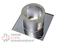 Потолочно-проходной узел 150 Ferrum (430/0,5 мм+термо)