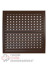 Решетка регулируемая ERA 3535РРПН, коричневая