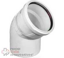 Отвод РосТурПласт ELITE МК МПП 75х30 белый РТП