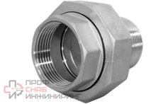 Американка нр/вр нержавеющая, AISI316 DN20 (3/4")  (CF8М)  PTFE, PN16