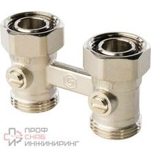 Узел нижнего подключения радиатора STOUT SVH-0002-000020 для 2 трубной системы прямой 3/4