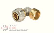 Угольник 90° 26-1", Henco A, 5, обжим-резьба, нар., латунь 5-2606A
