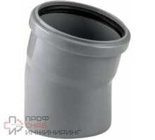Отвод РосТурПласт ВК ПП 75х30 серый РТП