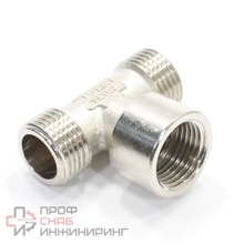 Тройник General Fittings резьба 1/2 ш/г/ш