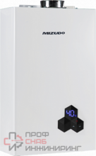 Газовая колонка MIZUDO ВПГ 4-12Т ТУРБО Oxygen free Euro, 12 л/мин труба в комплекте