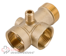 JEMIX Тройник TBC3-5 WAYS латунный 88431