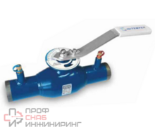 Кран шаровый п/приварку TEMPER Ду-50 Ру40 регулир. без измерит. ниппелей