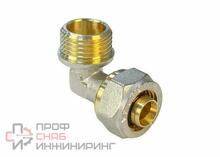 Угольник обжимной с переходом на НР VALFEX 20 х 1/2" (200/10)