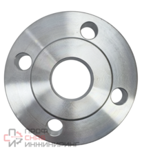 Фланец нержавеющий плоский Lotar 5" (DN125)  133мм, AISI304, PN16, LTR-FA125/4