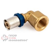 Угольник 20-3/4" General Fittings 5S00 пресс-резьба, вн., латунь