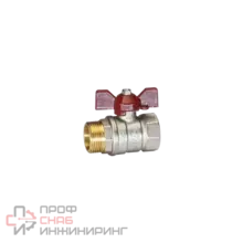 Кран шаровой латунный TEMPER 88.ВН.Б.1. DN25 PN40