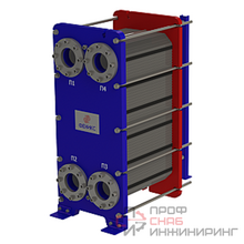 Теплообменник пластинчатый разборный 200 кВт для ГВС Ду200 Phoenix SAPR-65H-E-11