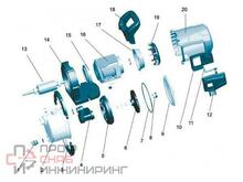 Насос поверхностный самовсасывающий садовый LEO EKJ-1002S