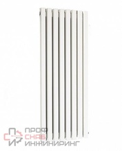 Радиатор Arbiola RITMO 40х40 H/V 460x1000 RAL 9016 боковое подключение