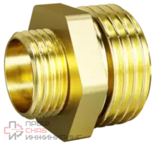 Ниппель переходной LD Pride DN25х20 НР/НР латунь