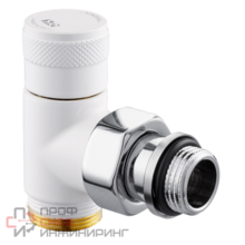 Угловой запорный вентиль SR Rubinetterie Tondera 1/2"х3/4" E белый