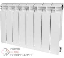 Радиатор биметаллический Stout с боковым подключением ALPHA 350 10 секций