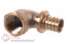 Угольник 90° 16-3/4" Rehau RAUTITAN RX+ надв.гильза-резьба внутр. бронза