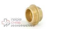 Заглушка Н 1 1/2", латунная Uni-fitt