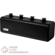 Стальной распределительный коллектор Stout 2 отопительных контура с гидравлическим разделителем DN 25