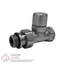 Запорный клапан SR Rubinetterie Ovus 1/2" прямой серый матовый