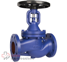 Вентиль запорный Rushwork 334 DN200 PN16 чугунный фланцевый с сильфонным уплотнением