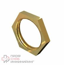 Гайка стопорная ELSEN В, 1/2", латунь, без фланца