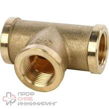 Тройник Stout ВР латунный "3/8"
