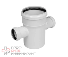 Крест канализационный КОНТУР УЮТ D110/50/50-90гр малошумный