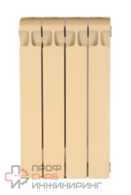 RIFAR 21 Радиатор биметаллический Monolit 500-4 Ду 3/4 АЙВОРИ