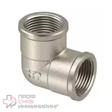 Угольник РосТурПласт лат Ду15 ВР никель 25178