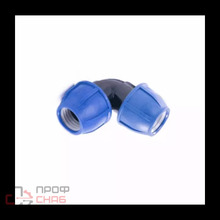 Отвод ПЭ переходной компрессионный Дн25х20х90гр Ру16 РосТурПласт 11532