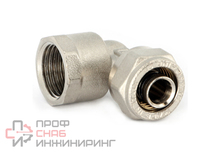 Угол обжимной-В 26 х 3/4' никелированный Uni-fitt