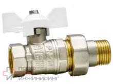 Шаровой кран LD Pride 47.15.В-ГШ.Б (white) с биркой