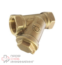 Фильтр сетчатый латунный 46Б5фт1 Ду15 Ру25 м/м VALFEX VF.192.L00.012