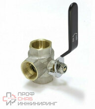 Кран шаровой тройник Т-обр. 1/2" г/г/г TIM