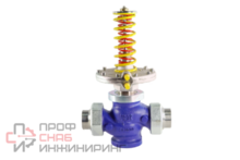 Регулятор перепада давлений DA 616 диапазон 70-410 кПа приварной, DN 40, Kvs = 21 м3/ч, Tmax = 150°C, PN25