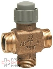 2-х ходовой линейный клапан Honeywell, PN16, 1/2", Kvs 1.0, 6.5мм, 2..120 °C