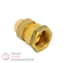 Разъемное соединение с переходом на резьбу, с плоским уплотнением DN22х1", модель 94340G