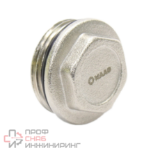 Заглушка 1", WAAG, резьба, нар., латунь