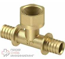 Тройник аксиальный РОСТУРПЛАСТ D25х3/4" BP