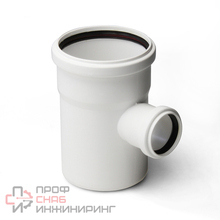 Тройник PRO AQUA Stilte для малошумной канализации 50x40 мм 87.5 градусов