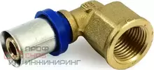 Угольник 90° General Fittings 20-3/4" 5T00 22 пресс-резьба вн латунь