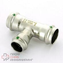 Тройник 22-22-22 Viega Sanpress Inox, 2318, пресс-пресс, сталь нержавеющая