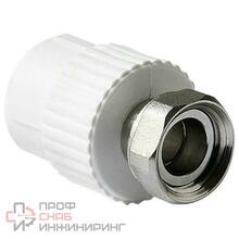 Муфта TEBO сер. PP-R с накидной гайкой 25х3/4" (40/160)
