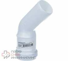 Отвод РосТурПласт ВК ПП 32х45 белый РТП