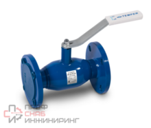 Кран шаровый стальной Temper Ду- 25; Ру-40; фланцевый Ст.09Г2С арт. 28345025, 160мм, (вода, гсм,газ) -60+200