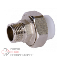 Муфта комбин. Разъемная ПП 25 х 1/2 ш. Политэк