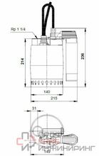 Насос Grundfos UNILIFT KP150-AV-1 1x220-230V50Hz Sch10m